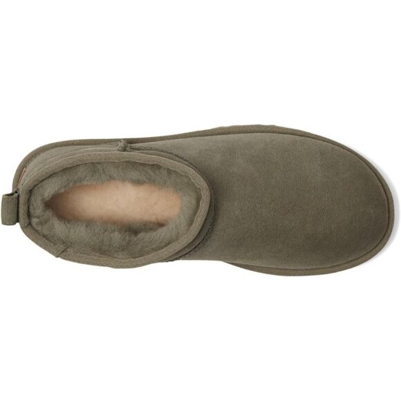 UGG Women's Amphora Rounded Toe Sheepskin Lining Classic Ultra Mini Boot - Picture 2 of 7